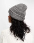 Фото #4 товара Tommy Jeans soft ready beanie hat in grey