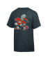 Men's Charcoal Miami Hurricanes Vintage-like Logo T-Shirt