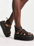 Dr Martens Blaire Quad flatform sandals in black