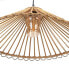 Ceiling Light 57 x 57 x 20,5 cm Natural Bamboo 220 V 240 V 60 W (2 Units)