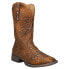 Фото #4 товара Roper Kennedy Glitter Square Toe Cowboy Womens Brown Casual Boots 09-021-1903-2