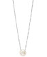 Cultured Freshwater Pearl (8mm) Solitaire 18" Pendant Necklace in 14k Gold-Plated Sterling Silver