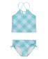ფოტო #1 პროდუქტის Big Girls Tri-Cutout Tankini Swimsuit
