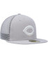 Фото #4 товара Men's Gray Cincinnati Reds 2023 On-Field Batting Practice 59FIFTY Fitted Hat