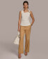 ფოტო #4 პროდუქტის Women's Asymmetrical-Neck Tortoise-Detail Top