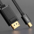 Фото #6 товара Kabel przewód Mini DisplayPort - DisplayPort 2K 4K 1.5m czarny