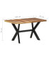 Dining Table 55.1"x27.6"x29.5" Solid Wood with Honey Finish