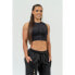NEBBIA Compression Push-Up Mesh Sports Top High Support