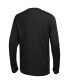 ფოტო #3 პროდუქტის Men's Black Las Vegas Raiders Side Drill Long Sleeve T-shirt