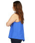 Фото #3 товара Блузка женская Michael Kors plus Size Crepe с асимметричным цепным ремнем