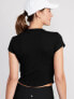 UltraLite Cropped Rib-Knit T-Shirt