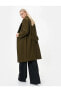 Фото #1 товара Пальто женское Koton Каше Кабан Крулавозве Дугмели с поясом и карманами.