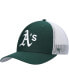 Фото #2 товара Men's Green, White Oakland Athletics Primary Logo Trucker Snapback Hat