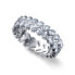Original silver ring with Legend 63260 crystals