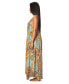 ფოტო #3 პროდუქტის Women's Scoop neck T-back Maxi Dress