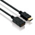 Фото #2 товара PureLink HDMI A M/F 5m - 5 m - HDMI Type A (Standard) - HDMI Type A (Standard) - Black