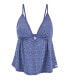 Фото #3 товара Plus Size Bailee Swimwear Tankini Top