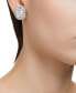 ფოტო #5 პროდუქტის Mesmera Silver-Tone Crystal Clip Earrings