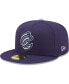Фото #1 товара Men's Navy Corpus Christi Hooks Authentic Collection 59FIFTY Fitted Hat