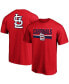 Фото #1 товара Men's Red St. Louis Cardinals Team Logo End Game T-shirt