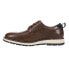 Crevo Genoa Perforated Lace Up Mens Brown Casual Shoes CV2443-200