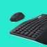 Фото #7 товара Logitech MK850 Performance Wireless Keyboard and Mouse Combo - Full-size (100%) - Wireless - RF Wireless + Bluetooth - QWERTZ - Black - Mouse included