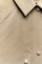 Фото #14 товара Тренч прямого кроя с рубашечным воротником — zw collection ZARA