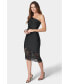 ფოტო #2 პროდუქტის Women's One Shoulder Lace Bandage Dress