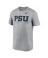 Men's Heather Gray Penn State Nittany Lions Primetime Legend Alternate Logo T-Shirt