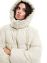 Vero Moda luxe oversized puffer coat in cream