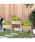 Фото #2 товара 4 Tier Raised Garden Bed Freestanding Planter Box for Vegetables Herbs