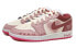 Фото #4 товара 【定制球鞋】 Jordan Air Jordan 1 Low OKHR 爱心 晕染 浪漫 做旧 低帮 复古篮球鞋 GS 玫红 / Кроссовки Jordan Air Jordan DR9498-168