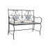 Bench DKD Home Decor Black Multicolour Mosaic 111 x 54 x 88 cm