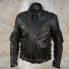 Фото #8 товара Мужская куртка из натуральной воловьей кожи высокого качества из плотной кожи премиум-класса Мотоциклетная байкерская черная кожаная куртка