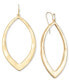 Gold-Tone Open Tear-Shape Drop Earrings, Created for Macy's