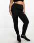 Фото #8 товара ASOS 4505 Curve Icon run tie waist legging with pocket in black