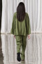 Фото #3 товара Брюки в пижамном стиле из жатого льна — zw collection ZARA