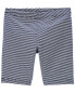 Kid Striped Bike Shorts 5