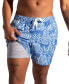 ფოტო #1 პროდუქტის Men's The Thigh-Naples Quick-Dry 5-1/2" Swim Trunks with Boxer Brief Liner