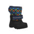 London Fog Dex Graphic Snow Toddler Boys Black, Blue Casual Boots CL30612T-DZ