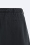 Textured jogger waist trousers