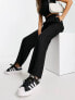 Фото #7 товара Monki drawstring waist trousers in black