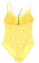 Фото #2 товара Robin Piccone 267662 Women's Yellow One Piece Swimsuit Size 10