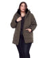 ფოტო #2 პროდუქტის Plus Size Kootney Mid-Length Parka Coat