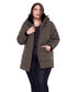 Фото #2 товара Plus Size Kootney Mid-Length Parka Coat