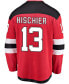 ფოტო #4 პროდუქტის Big Boys Nico Hischier Red New Jersey Devils Home Breakaway Player Jersey