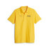 Puma Pl Essentials Short Sleeve Polo Shirt Mens Yellow Casual 62103306