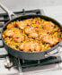 NeverStick Premium Hard-Anodized 5-Quart Saute Pan with Glass Lid