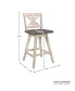 Фото #4 товара Homelegance Springer Counter Height Dining Swivel Chair