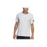 Фото #3 товара Мужская футболка спортивная белая с логотипом Adidas Stadium